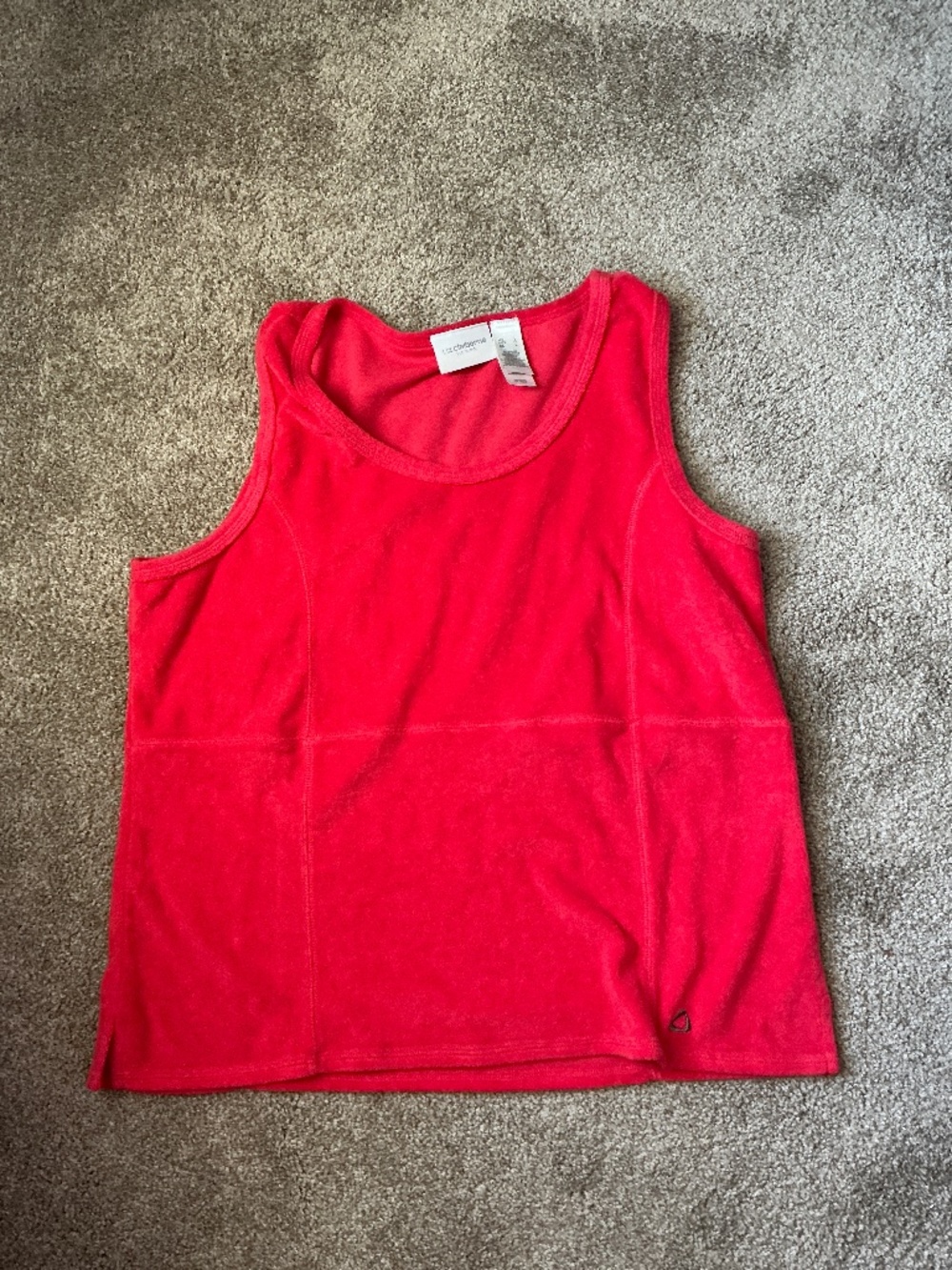 Sleeveless Liz Claiborne terry cloth top large